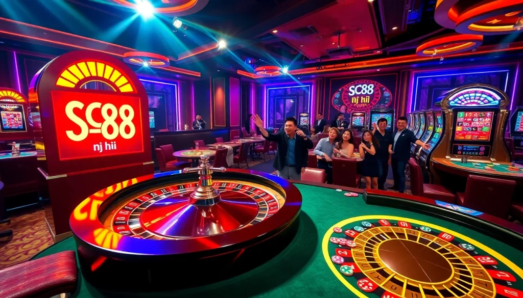 Experience the thrill of SC88 nổ hũ at our online casino with vibrant visuals and immersive gaming.