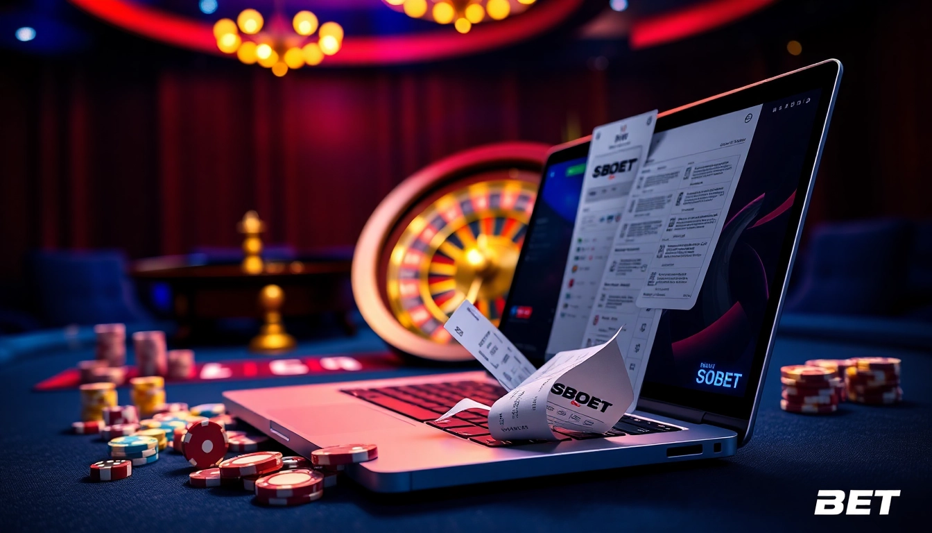 Experience the thrilling excitement of SBOBET with dynamic gambling action and vibrant visuals.