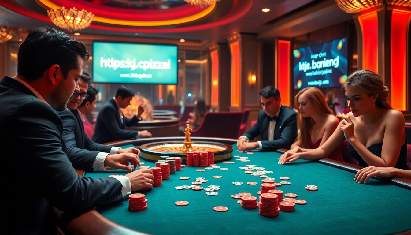 Experience high-stakes gambling action at https://kjc.pizza/ with vibrant poker tables and roulette excitement.