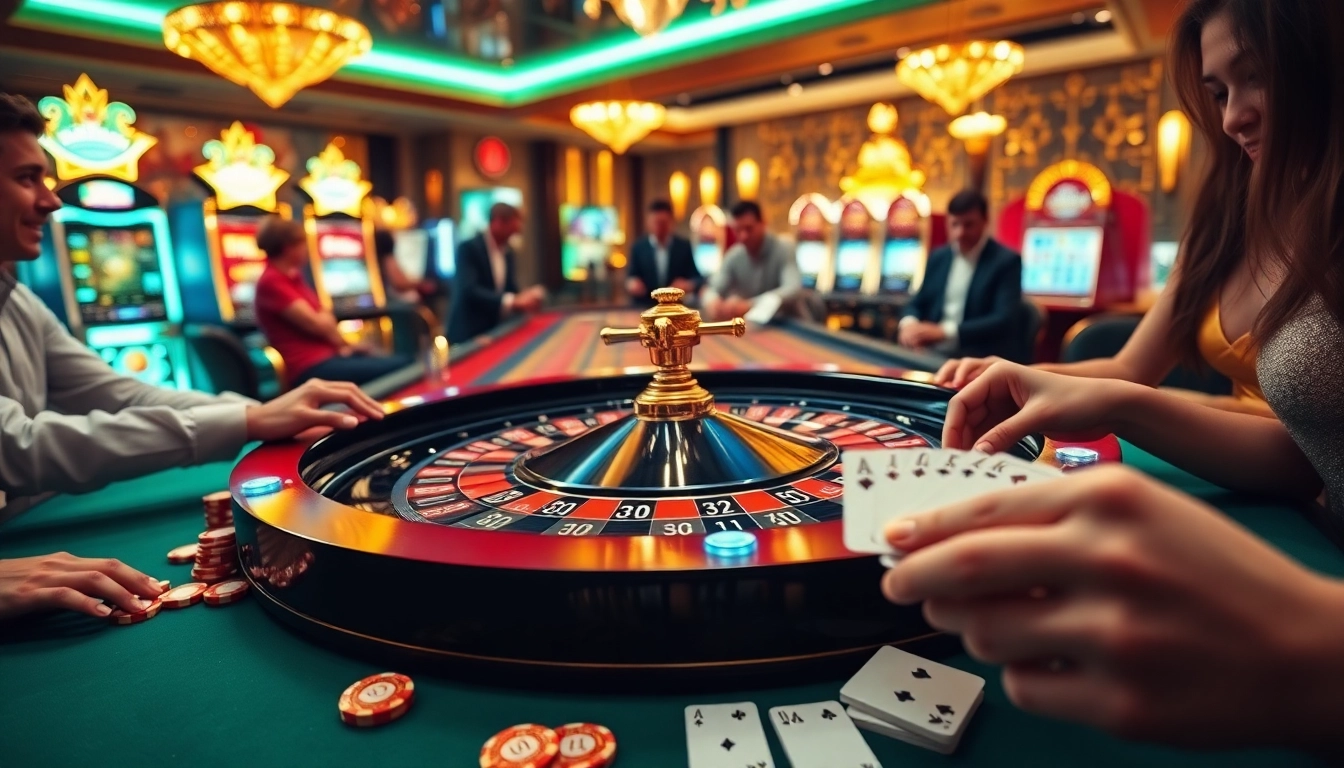 Experience the excitement of high-stakes gaming at https://jun88buzz.info/ with thrilling roulette and vibrant casino elements.