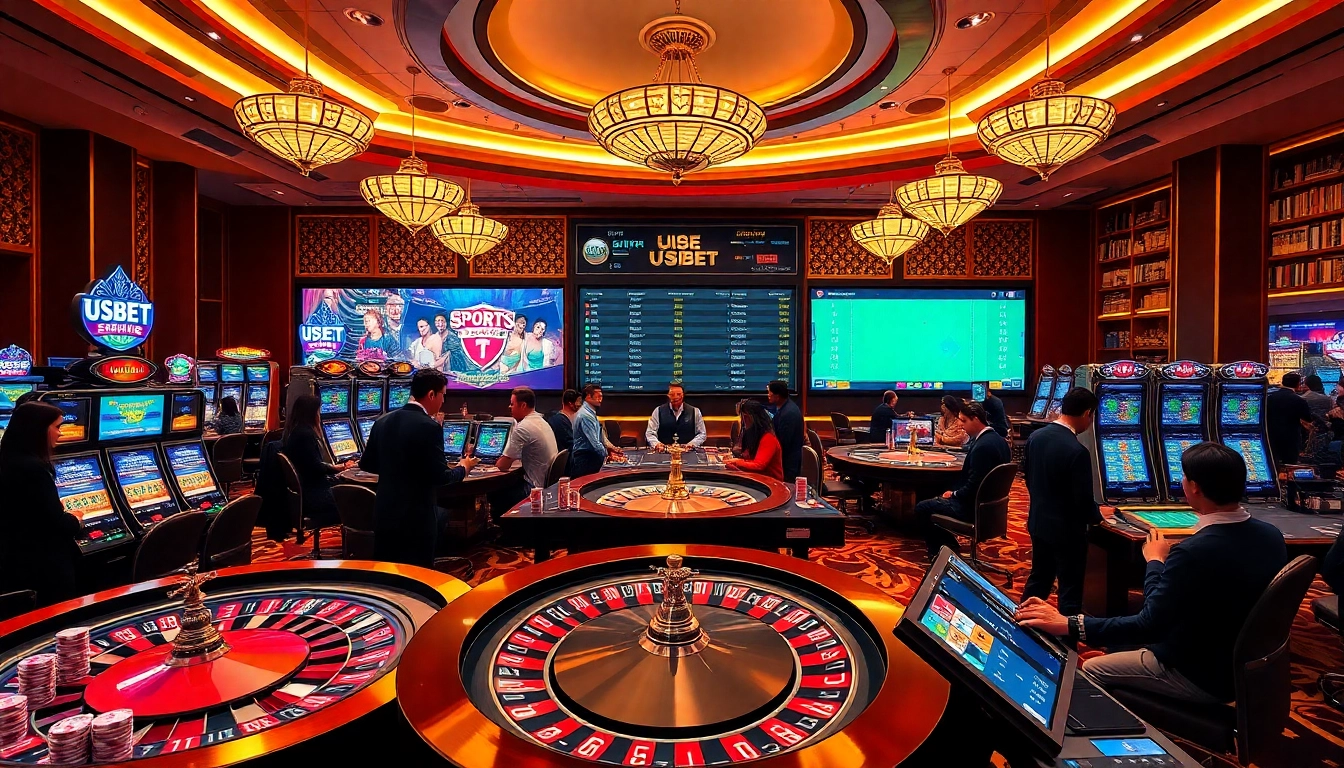 Experience the thrill of online gambling at USBET with engaging casino games and sports betting.