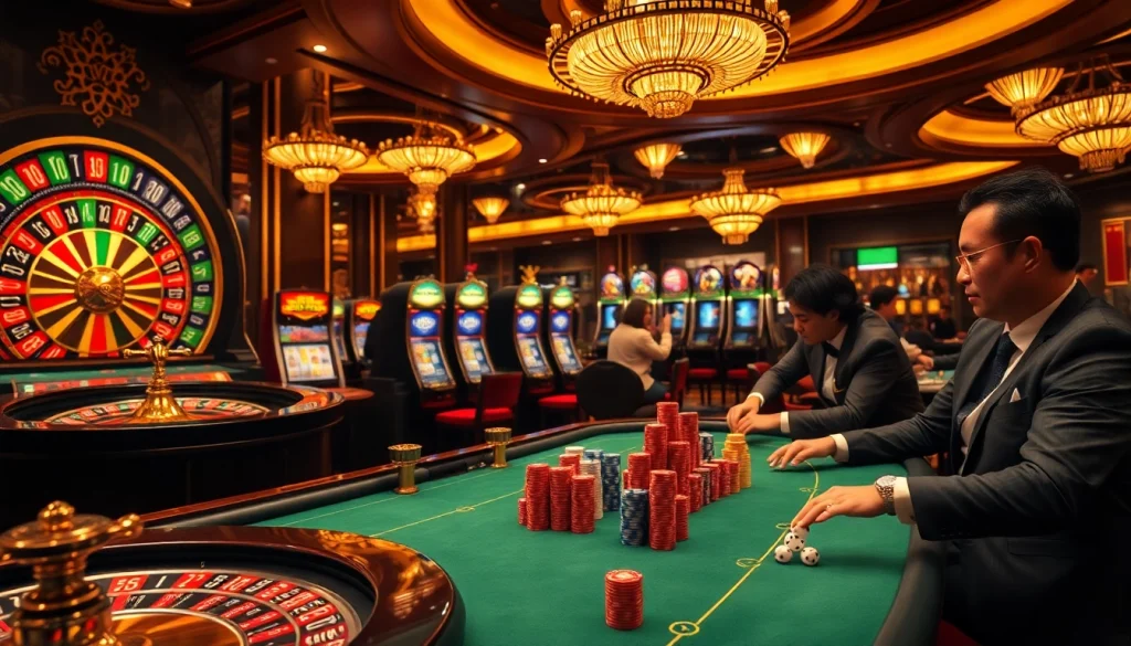 Experience the thrill of Situs Slot Terpercaya with vibrant slot machines and exciting casino action.