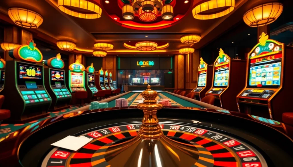 Experience winning strategies with LODE88 in a professional online casino setting.