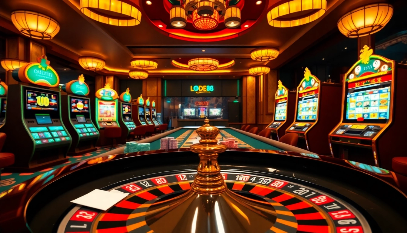 Experience winning strategies with LODE88 in a professional online casino setting.