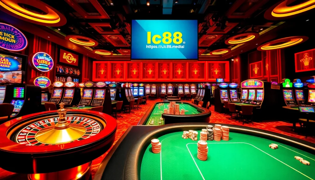 Engage in thrilling gameplay at https://lc88.media/ with vibrant casino tables and classic games.