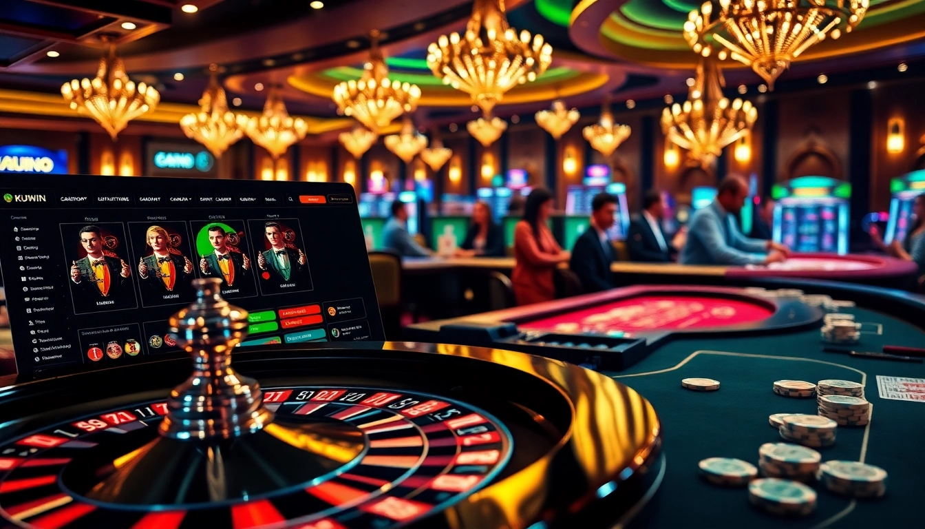Experience the thrill of online gambling with KUWIN's exciting casino interface and vibrant atmosphere.