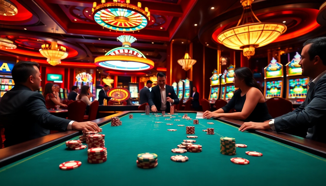 Experience thrilling gaming action at 79king's professional casino tables.