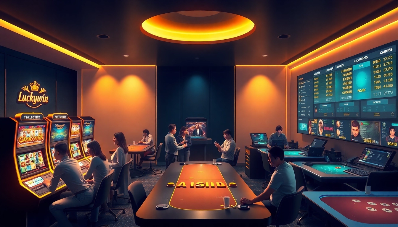 Experience the vibrant atmosphere of online gaming at https://luckywin.name with modern interfaces and diverse players.