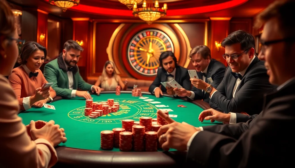 Experience thrilling poker action at HU88's vibrant casino tables, where excitement meets luxury.