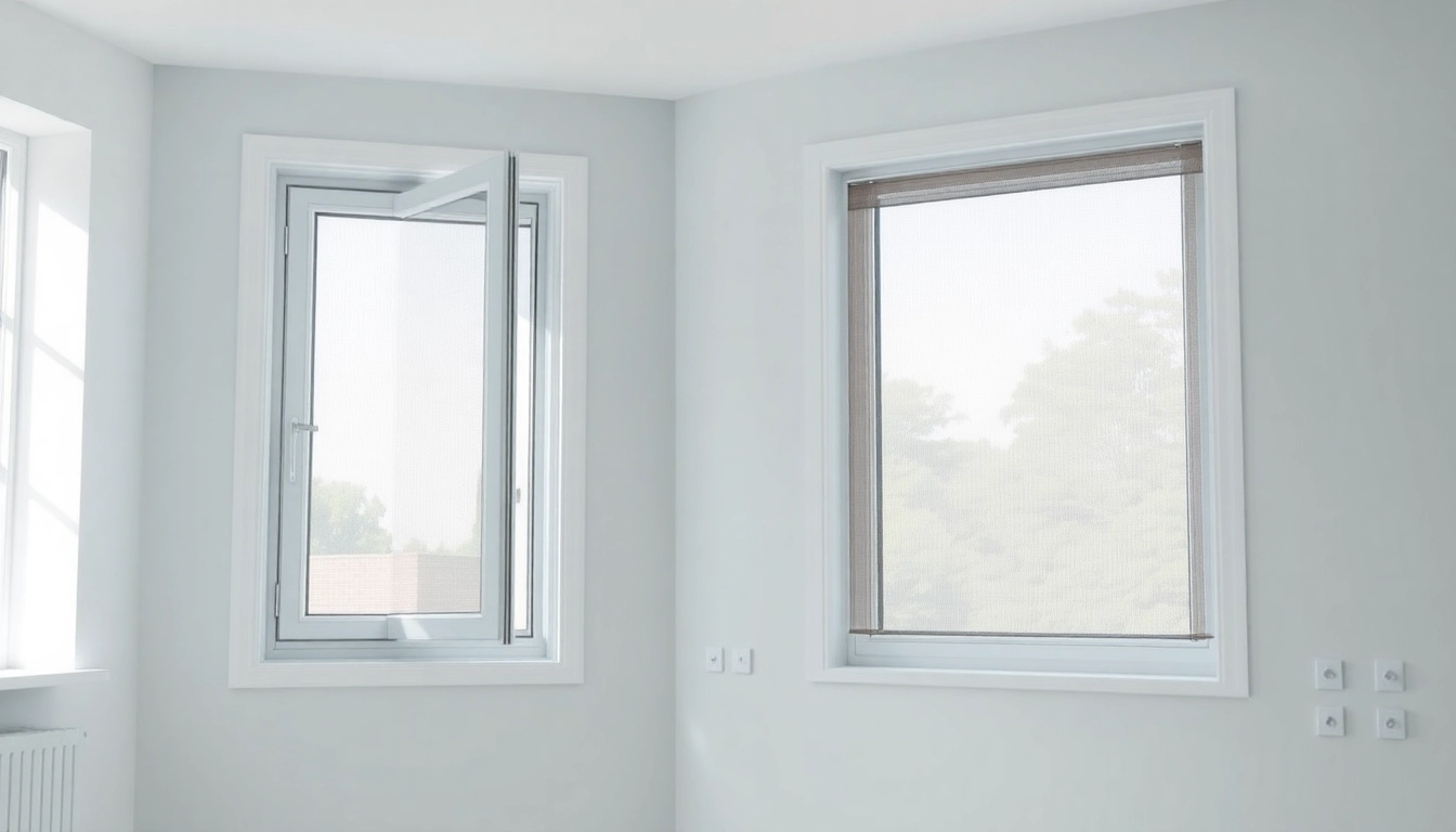 View of well-fitted fly mesh windows in a bright room showcasing excellent insect protection.