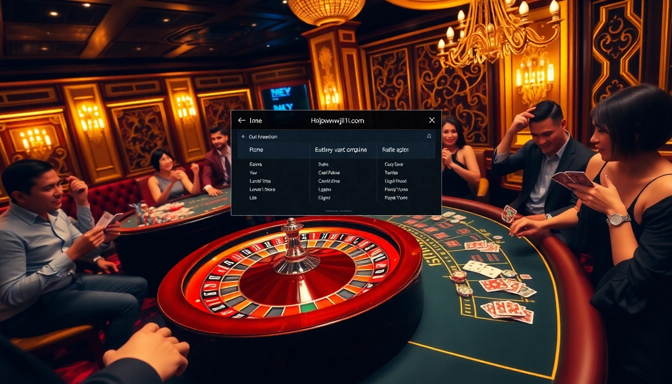 Engage in thrilling gambling action at https://www.vvjl11.com/ with poker chips, cards, and a roulette wheel.
