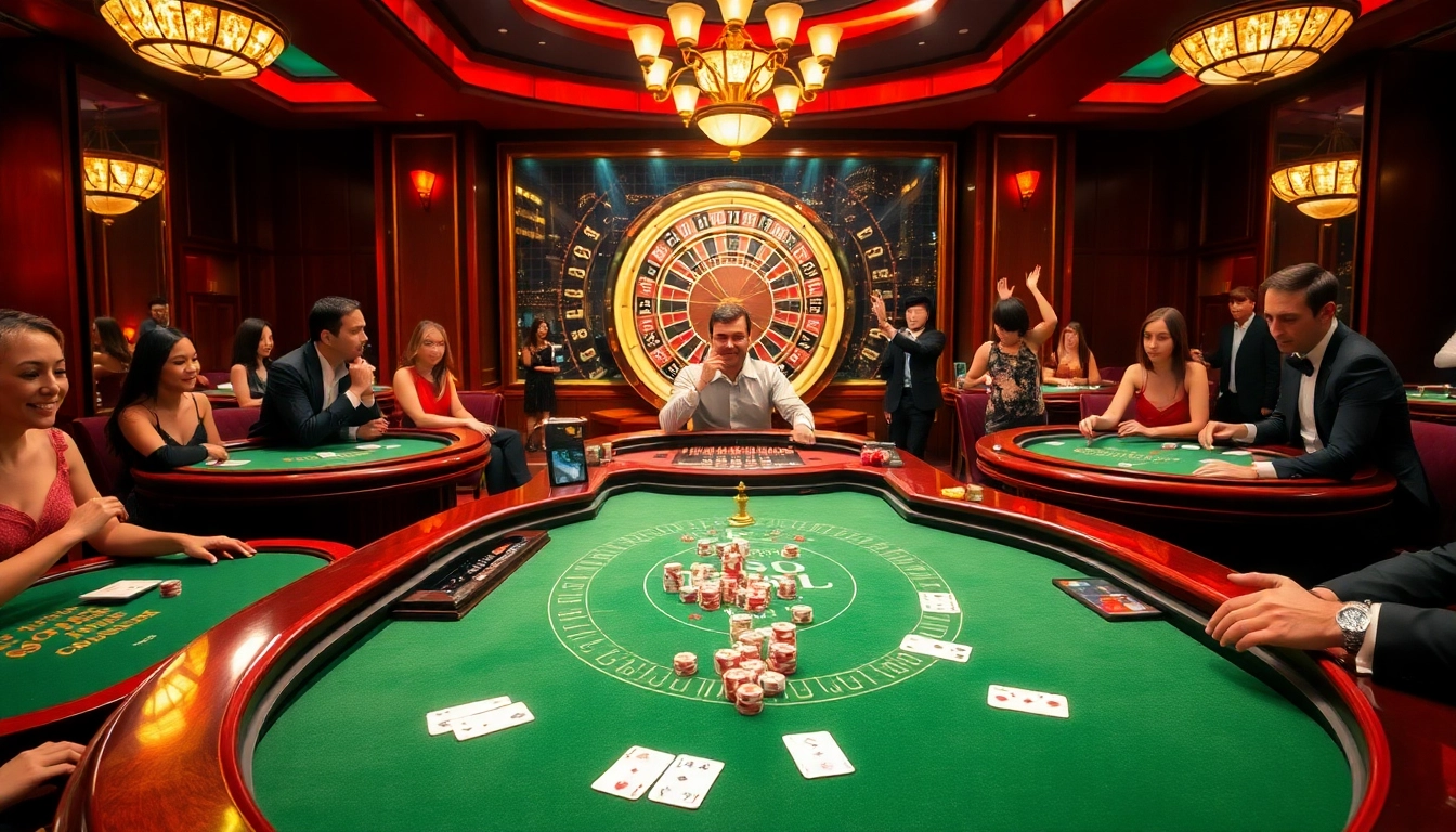 Experience luxury gaming at http://228kbet.net/ with players enjoying blackjack and roulette.