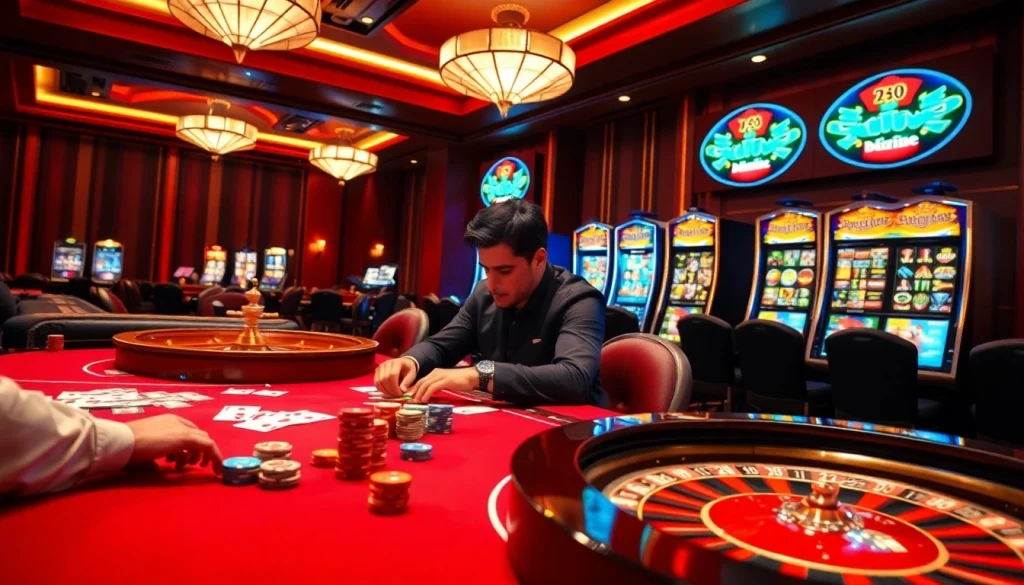 Experience the thrill of tr88 casino games with vibrant tables and strategic poker plays.