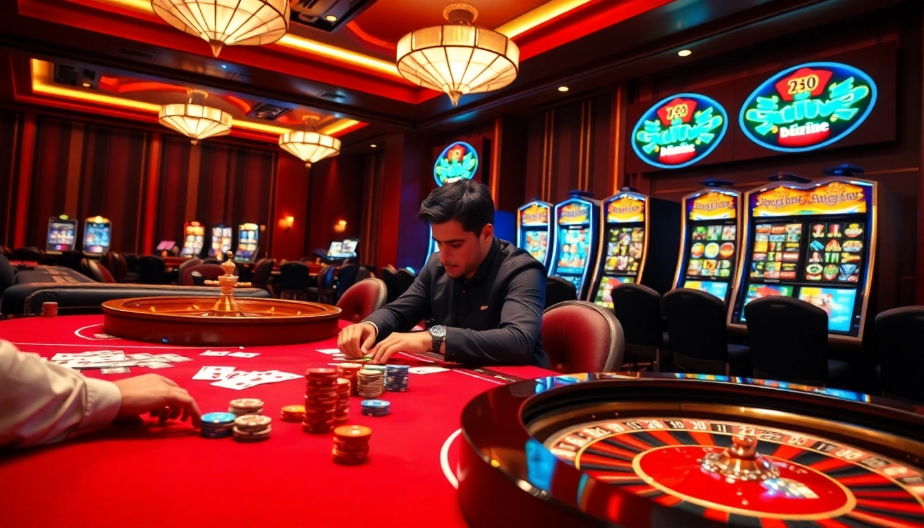 Experience the thrill of tr88 casino games with vibrant tables and strategic poker plays.