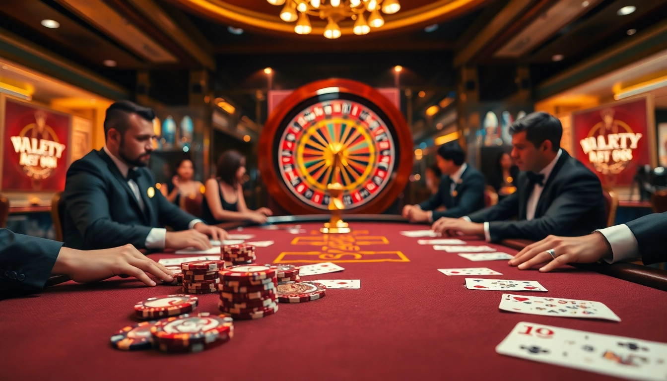 Experience high-stakes poker excitement at sky 88 casino with vibrant gameplay and luxury ambiance.