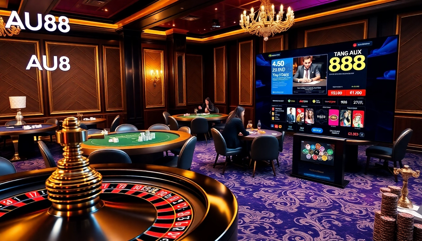 Play exciting casino games at AU88 with vibrant tables and action-packed gameplay.