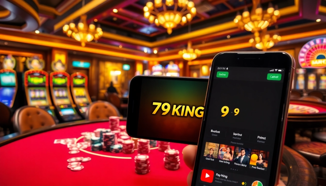 Experience thrilling gaming moments at 79KING with vibrant poker tables and casino excitement.
