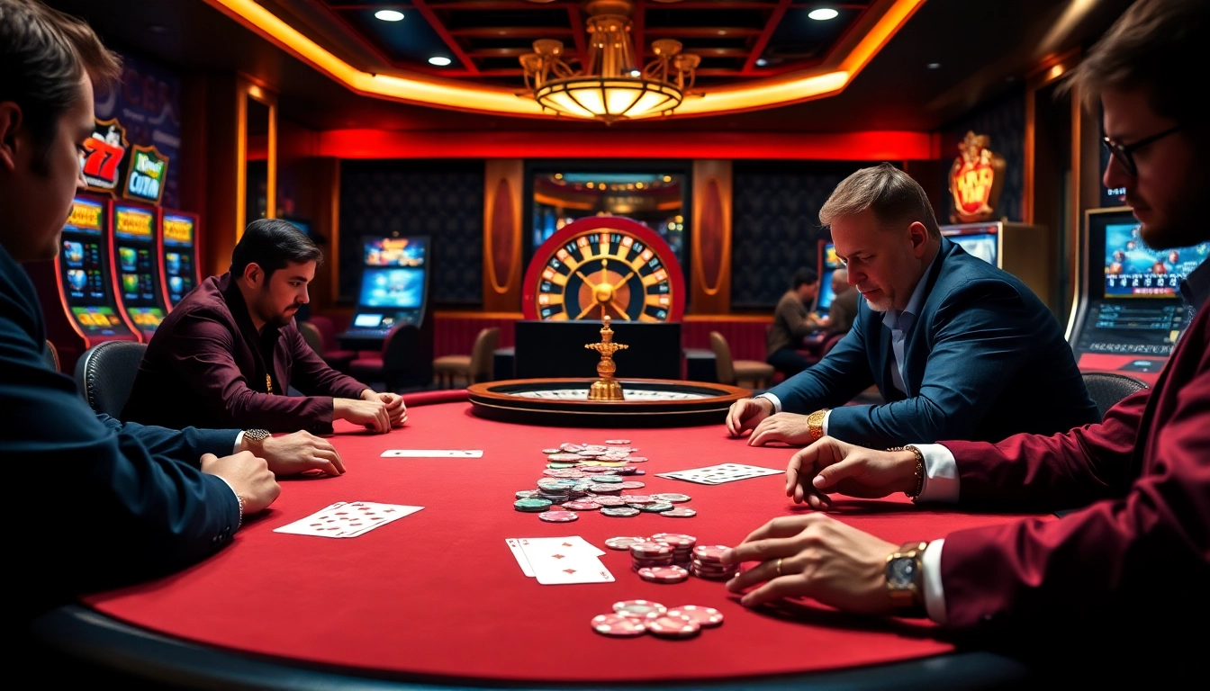 Engage in thrilling games at S8.COM with luxurious casino scenes and vibrant poker tables.