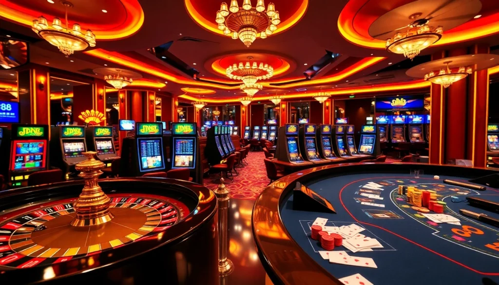 Experience high-stakes gambling at LC88 casino with vibrant tables and thrilling action.