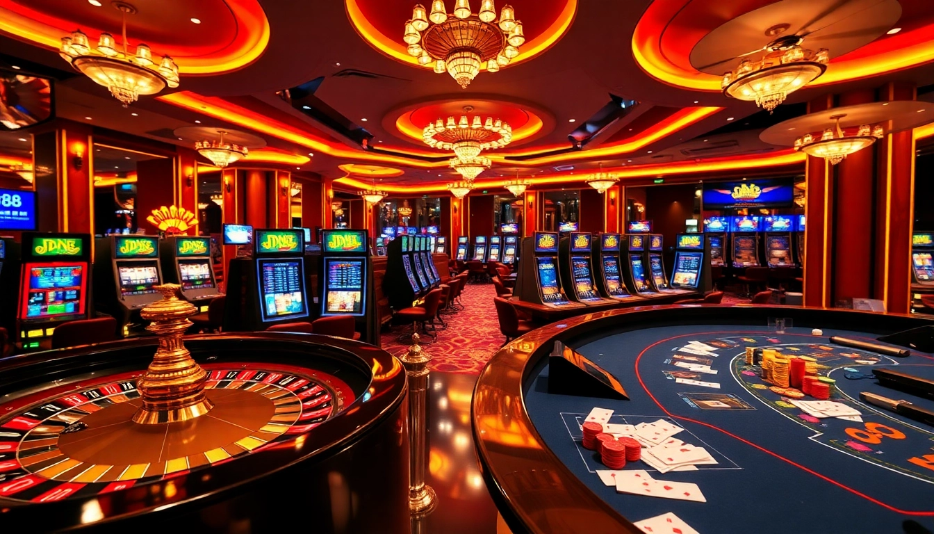 Experience high-stakes gambling at LC88 casino with vibrant tables and thrilling action.