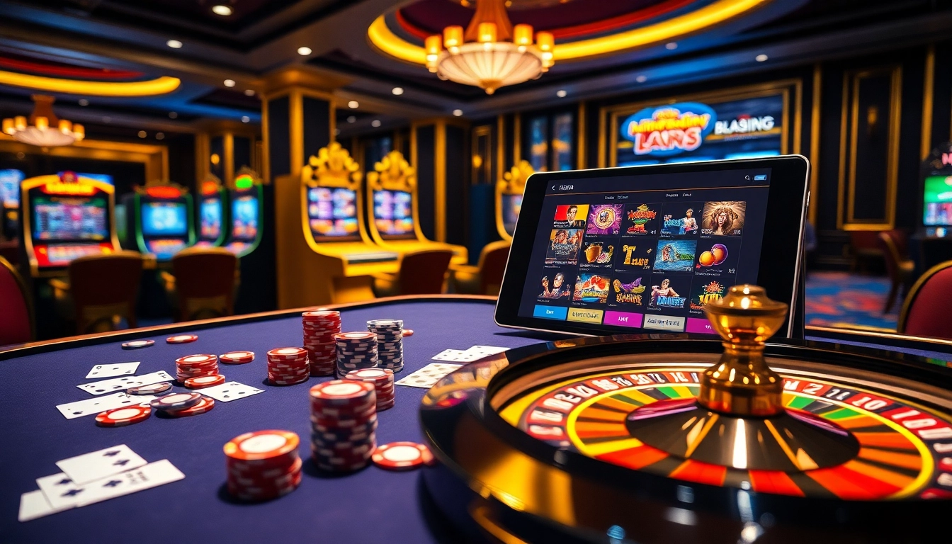 Experience thrilling games at https://xin88ac.app/ with an interactive casino atmosphere featuring poker tables and roulette wheels.