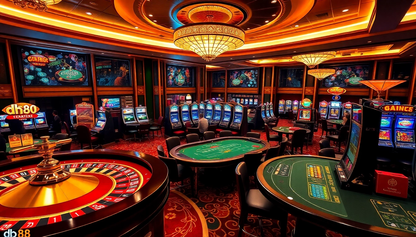 Experience the thrill of gambling at dh88 with exciting casino games and luxurious decor.