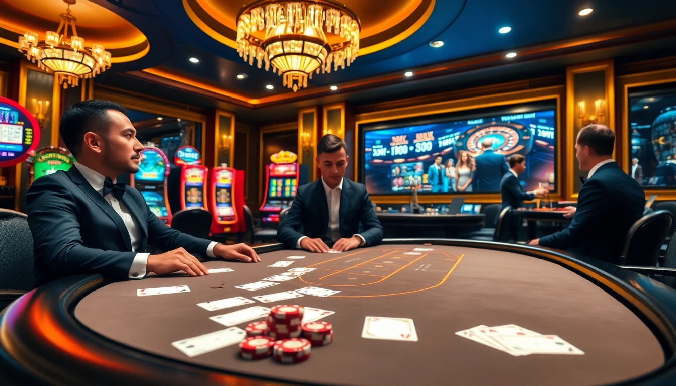 Engage in thrilling gameplay at https://kjcpro.it.com/ featuring luxurious poker tables and vibrant slot machines.