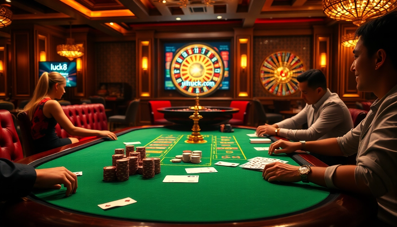 Trải nghiệm cảm giác hồi hộp tại https://luck8.com với những trận casino sống động có bài bạc và roulette.