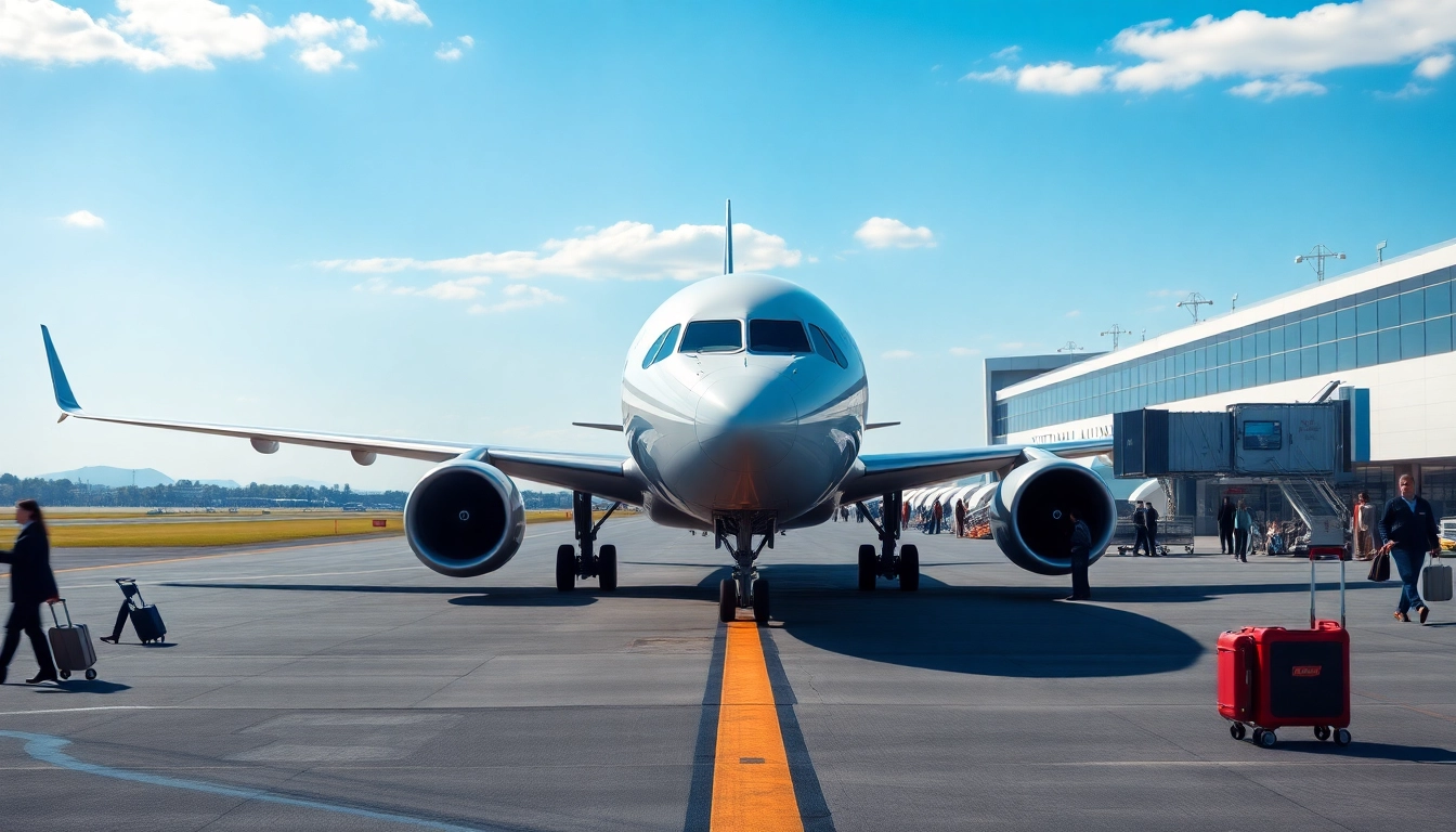 Vietnam Airlines VN168 preparing for takeoff at a bustling airport with travelers and staff.