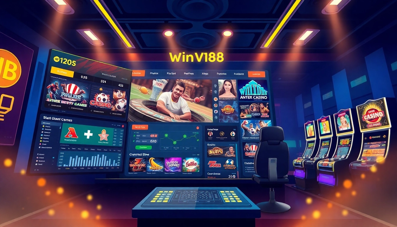 Experience the dynamic online gaming ecosystem of winvn88.live with interactive sports betting and casino games.