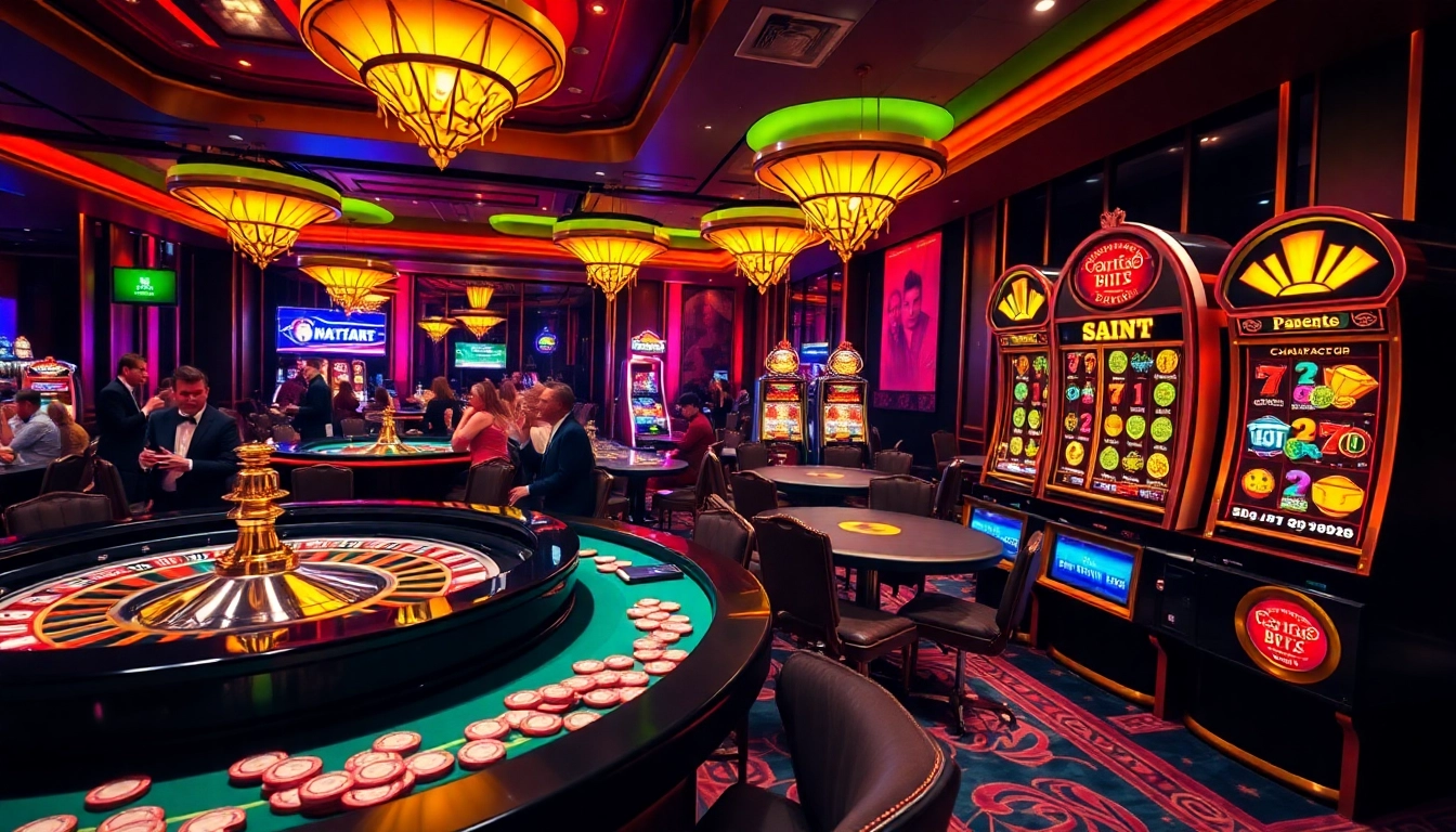 Playing high-stakes poker and spinning slot machines at LC88's luxurious casino.
