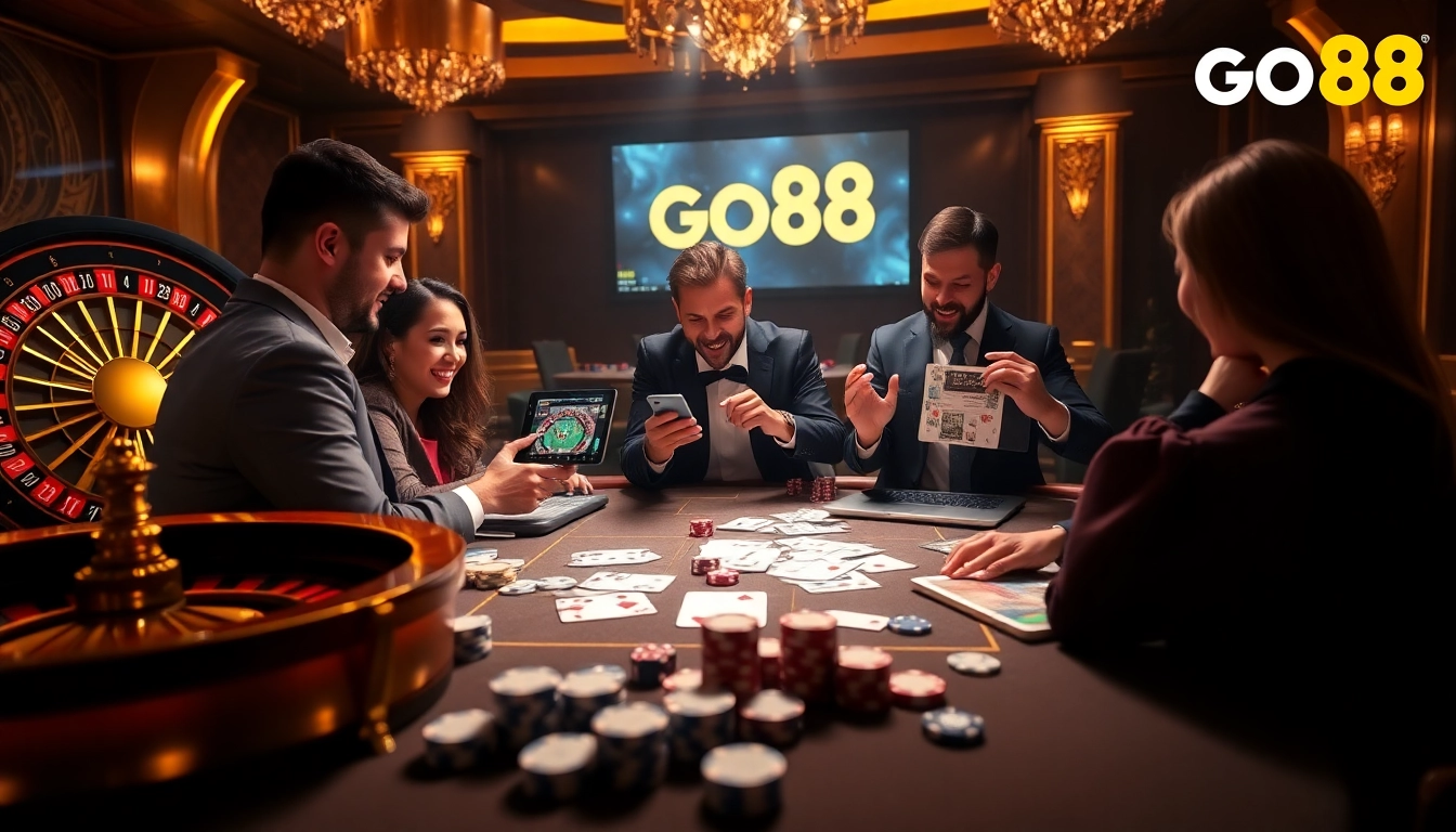 Experience the excitement at nhà cái go88 with dynamic online gambling action featuring roulette and poker.
