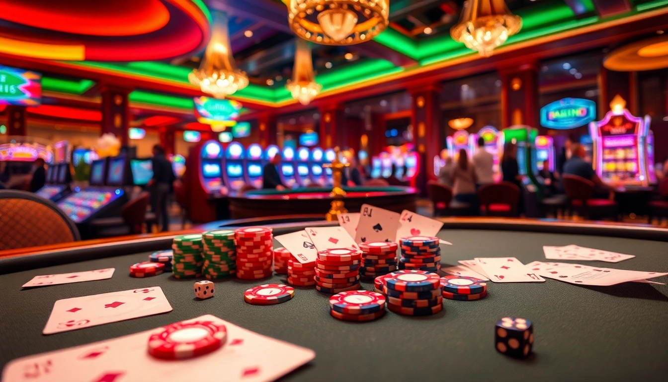 Experience excitement at the poker table and roulette wheel at https://s8onl.com/, highlighting vibrant casino nightlife.