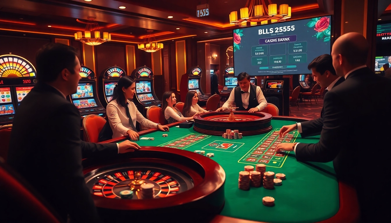 Experience the excitement of BL555 at live casino tables with engaging players and vibrant atmosphere.