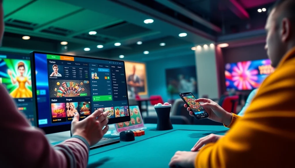 Experience the excitement of 55DD's innovative online betting platform showcasing diverse casino games and user engagement.