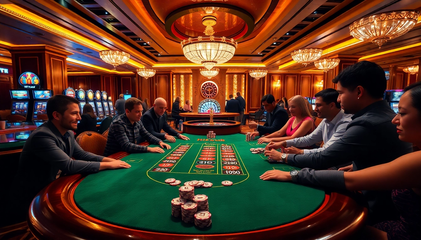 Join the excitement at HITCLUB Casino, showcasing a vibrant poker game with immersive players.