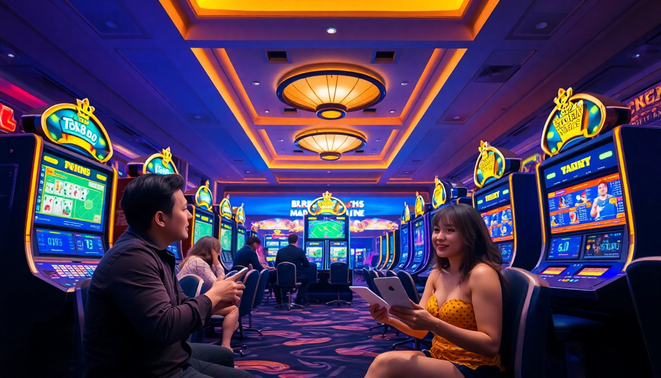 Experience the excitement of online gaming at TK88win.live, featuring engaging casino games and vibrant atmosphere.