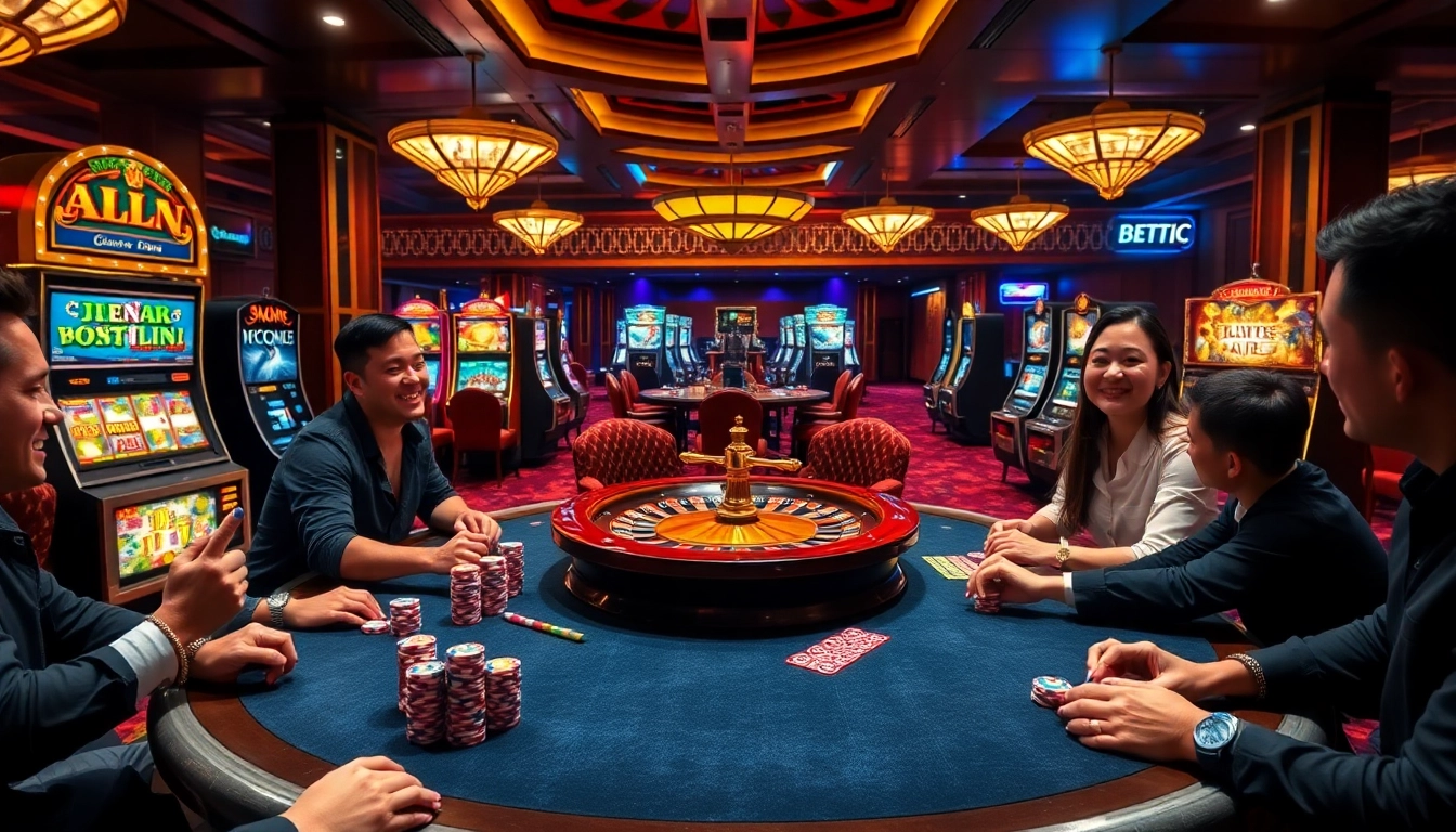 Engage in thrilling poker action at https://s8limited.com/, surrounded by vibrant slots and roulette excitement.