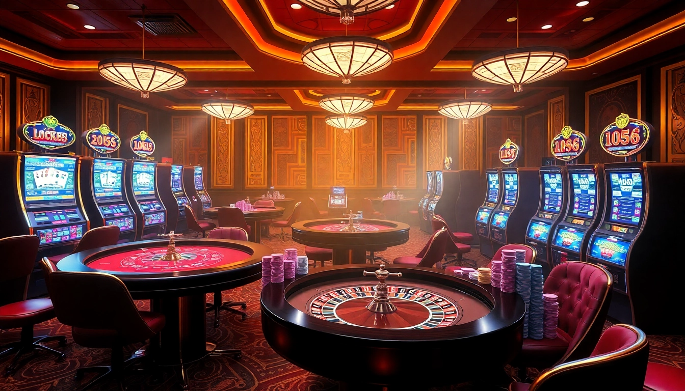 Engage in thrilling online gaming at Luck8 with vibrant casino tables and exciting bets.