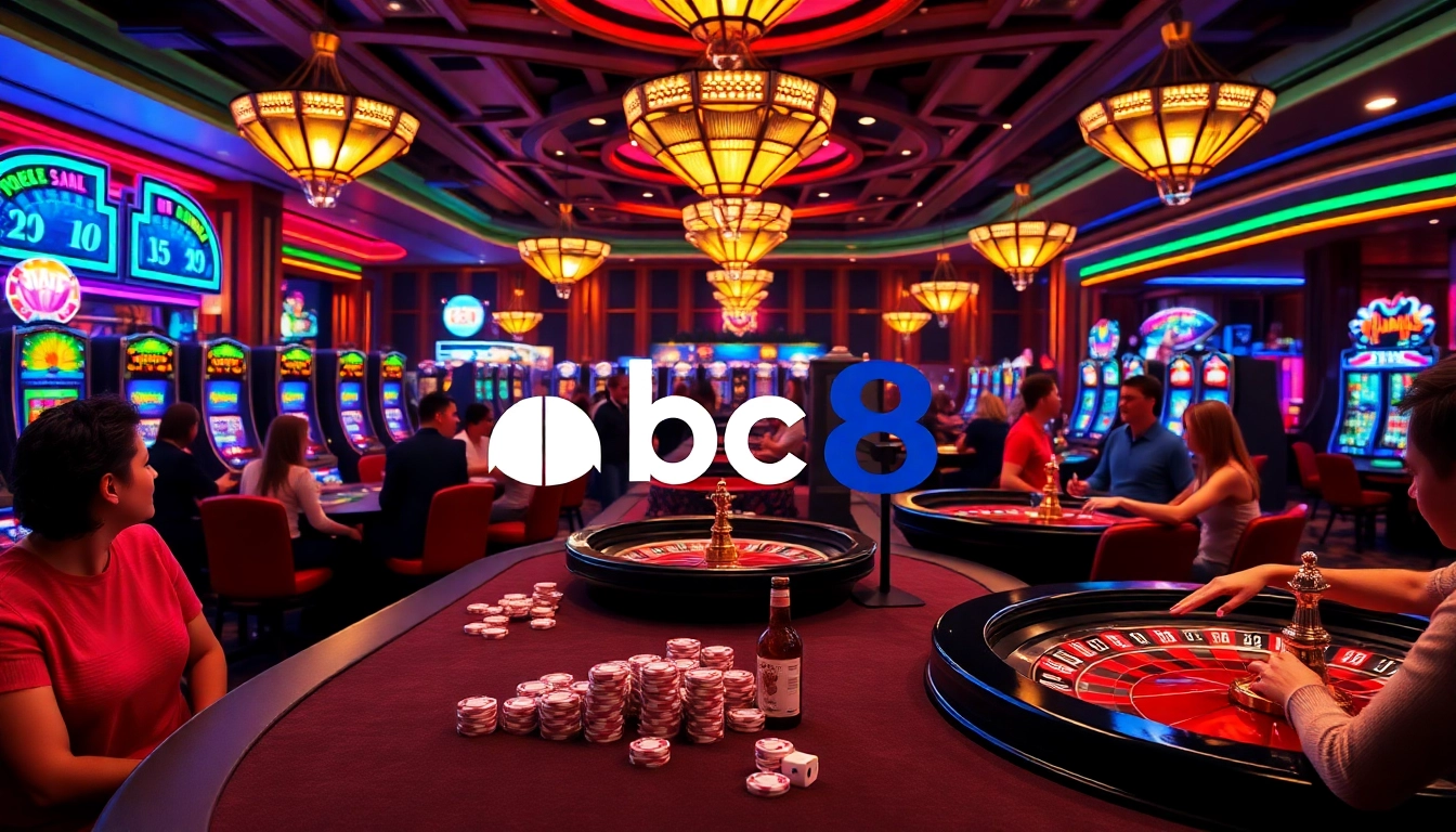 Experience the excitement of gambling at ABC8 with vibrant tables and thrilling gameplay.