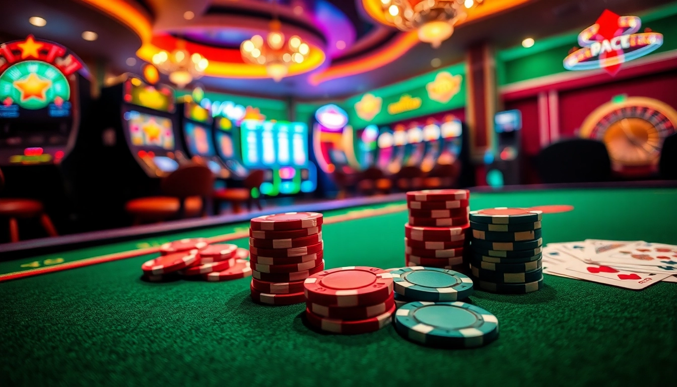Experience the excitement of e2bet with vibrant casino tables and thrilling gaming atmosphere.