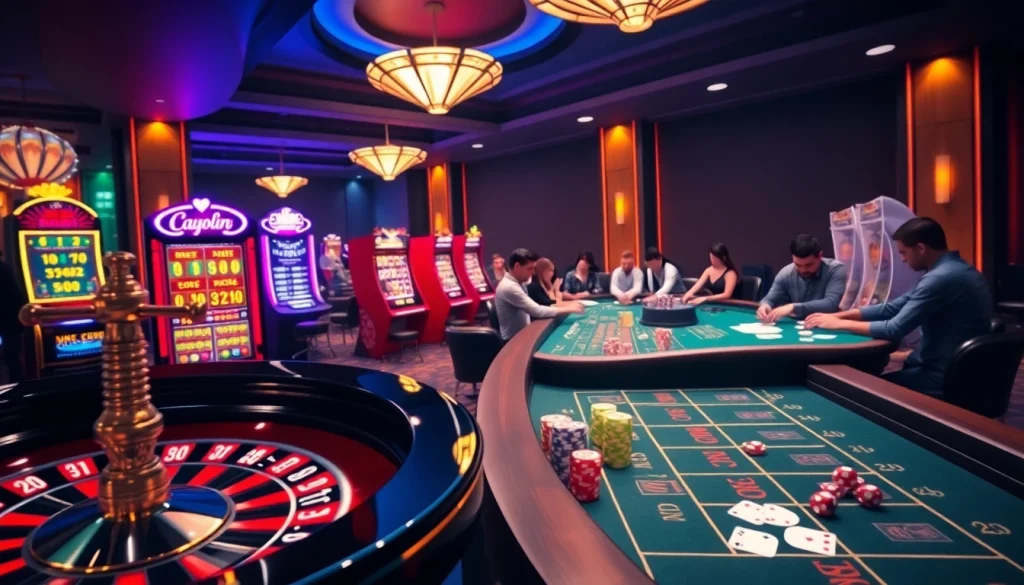 Experience the excitement of Luckywin with vibrant slot machines and thrilling casino games.