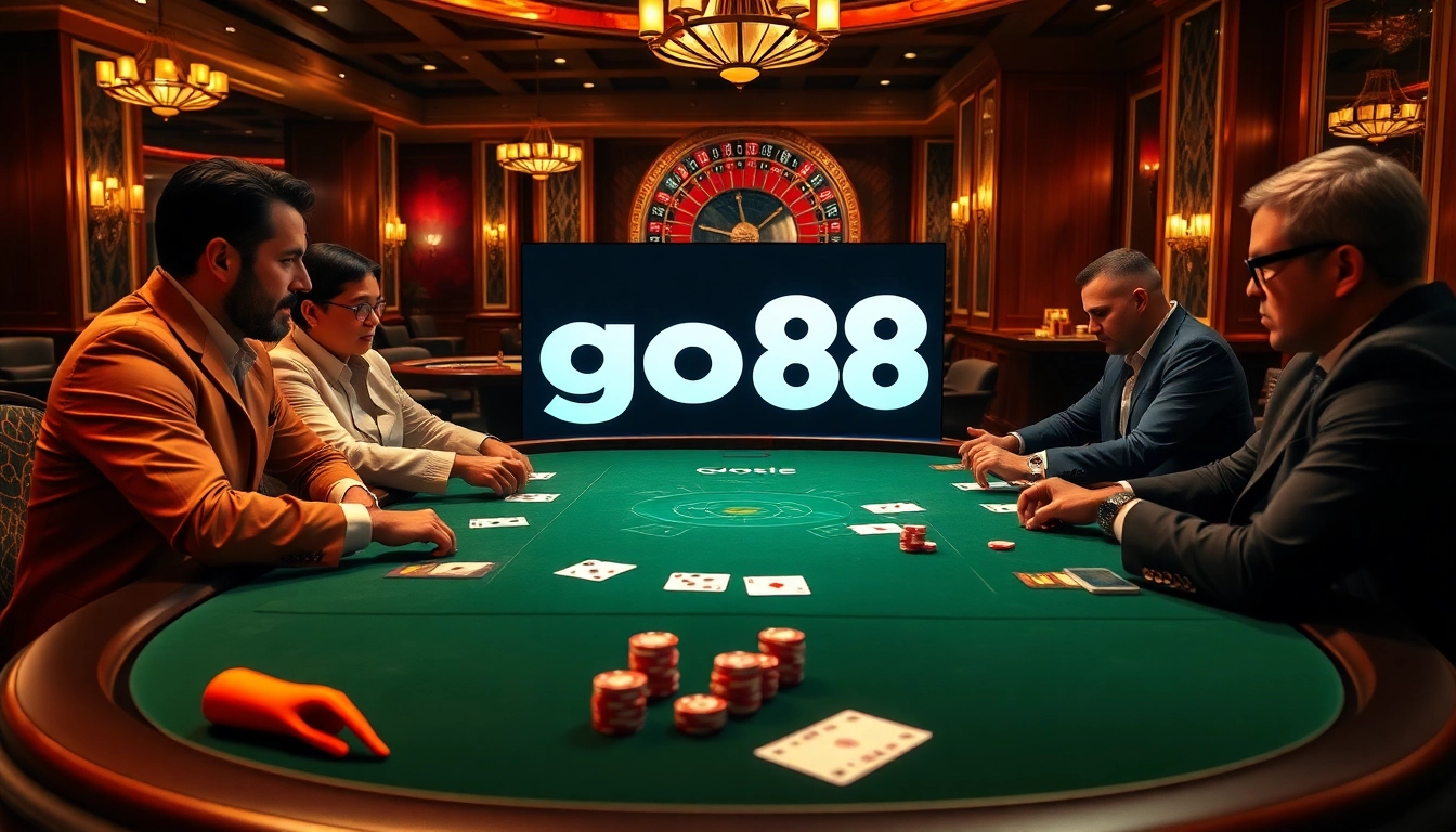 Join the excitement at go88 with intense poker games and vibrant casino scenes.
