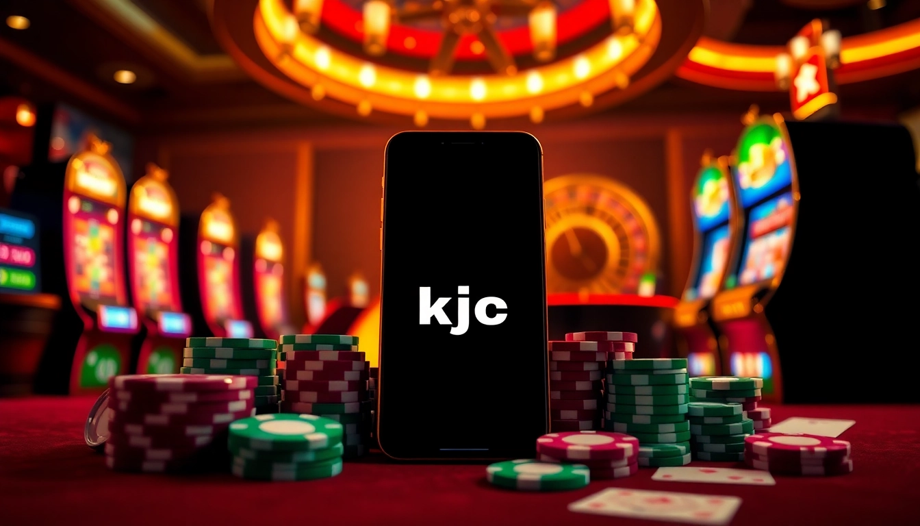 Engage in thrilling online excitement with tải app kjc and vibrant casino elements.