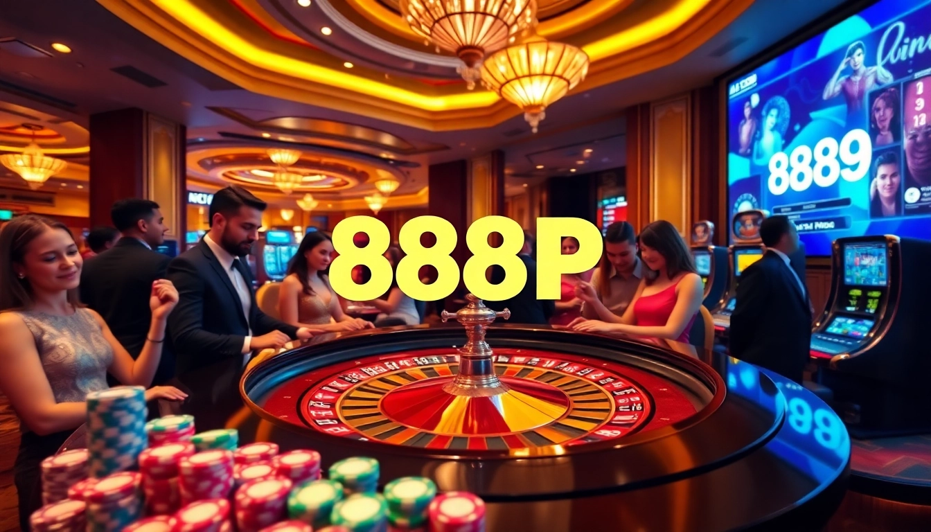 Experience the thrill of betting at 888P Casino's luxurious tables and slots.