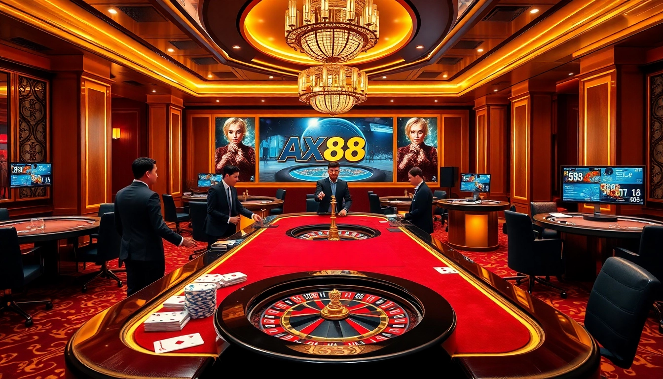 Betting at a luxurious online casino providing exciting games on https://ax88.bid/ with stunning visuals and engaging atmosphere.