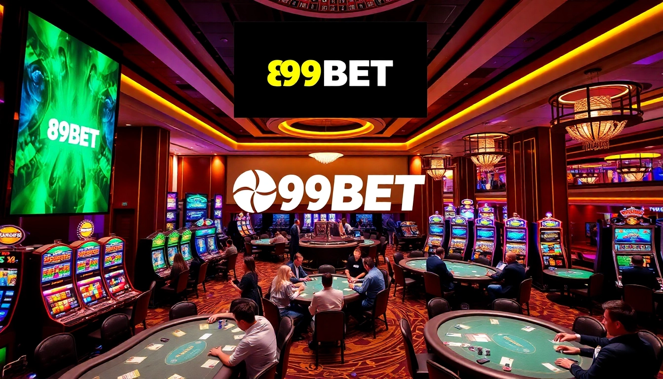 Experience thrilling action at 89BET Casino with vibrant tables and eager players.