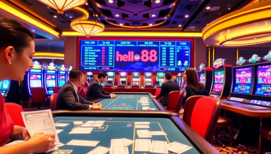 Play thrilling games at https://hello88app.com/ while enjoying the vibrant casino atmosphere.