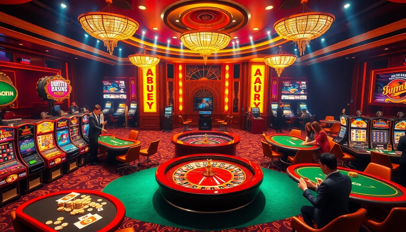 Engage in thrilling bets at the casino with vibrant elements from https://f168biz.com/ showcasing excitement and luxury.