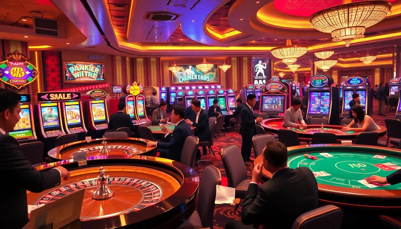 Engaging players experiencing excitement at casino tables while exploring chotruyen stories.